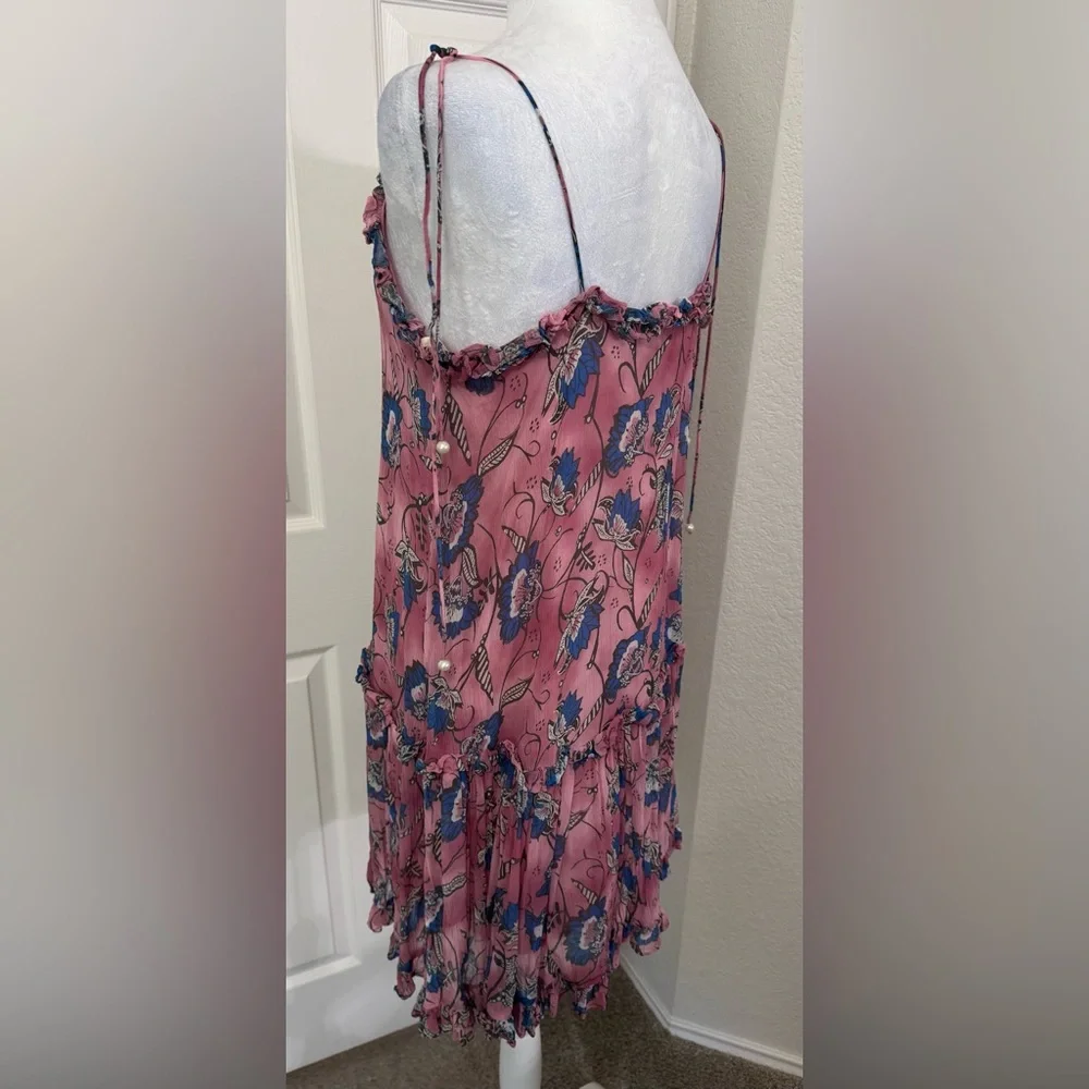 Cleobella Lotus Print Bella Mini Dress Size S - Picture 6 of 14